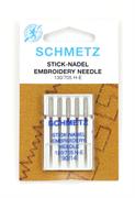  Embroidery Machine Needles, Size 90/14, Hangsell